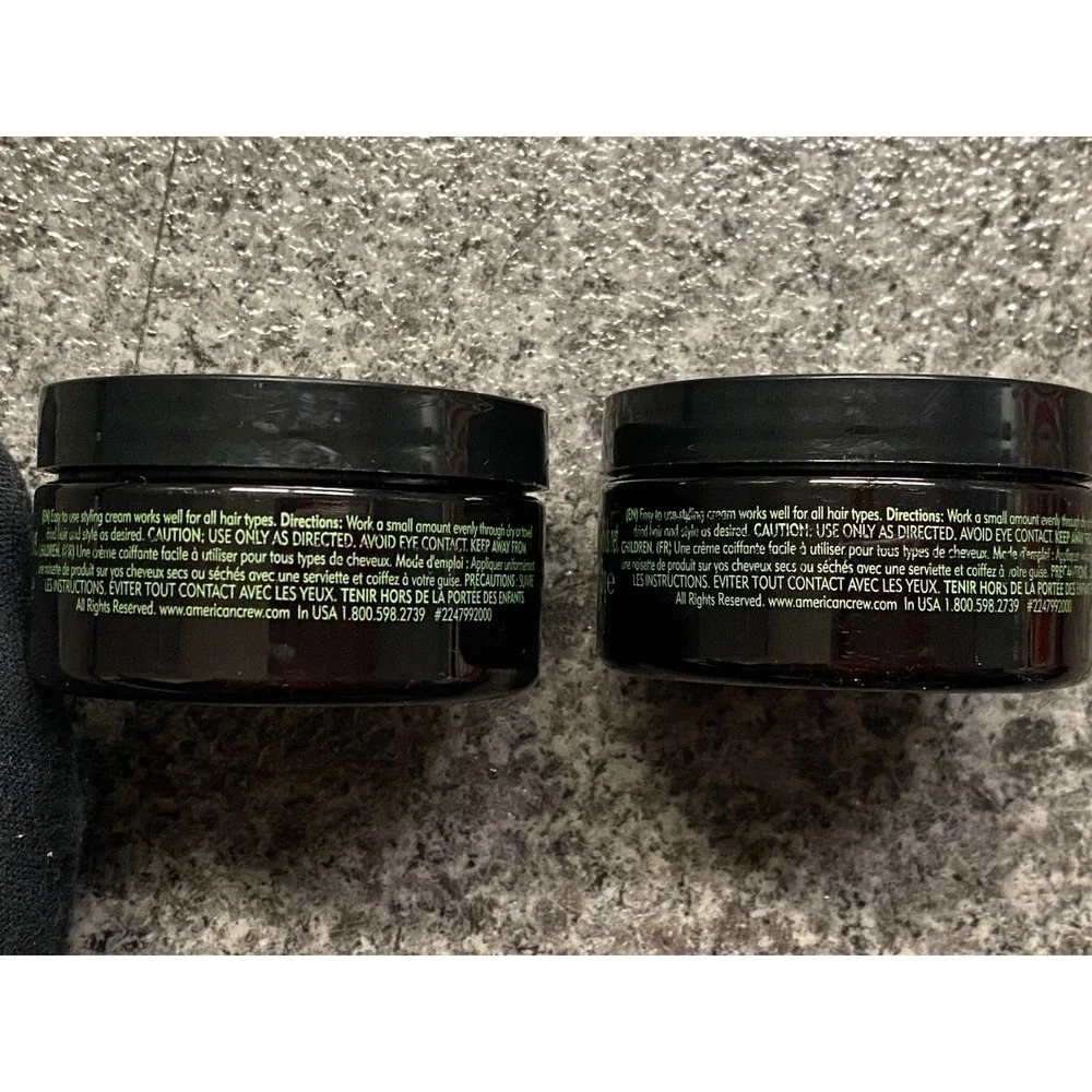 American Crew Forming Cream Men 3oz 2-Pack Medium Hold Shine new sealed